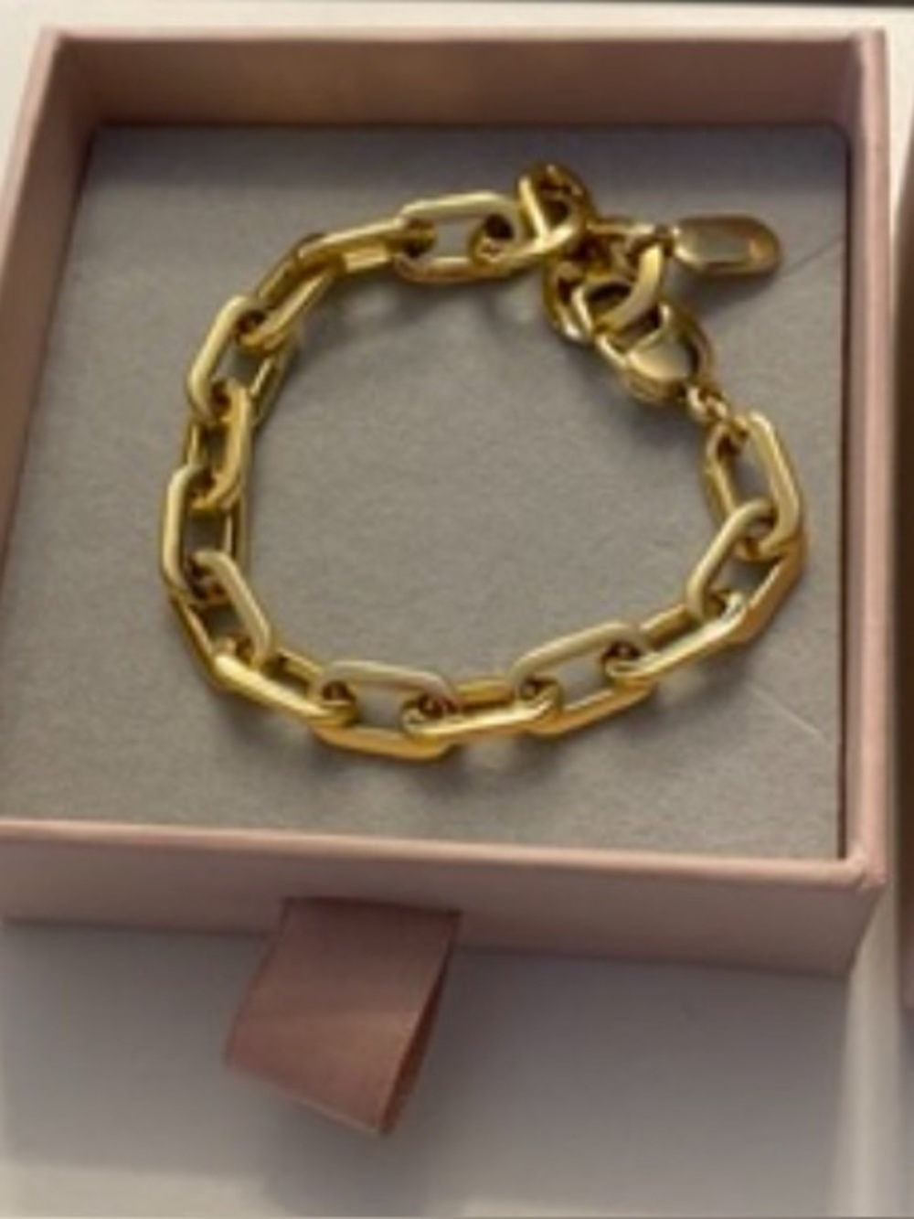 Elegant Jenny Bird Gold Link Paperclip Chain Bracelet - Picture 4 of 6